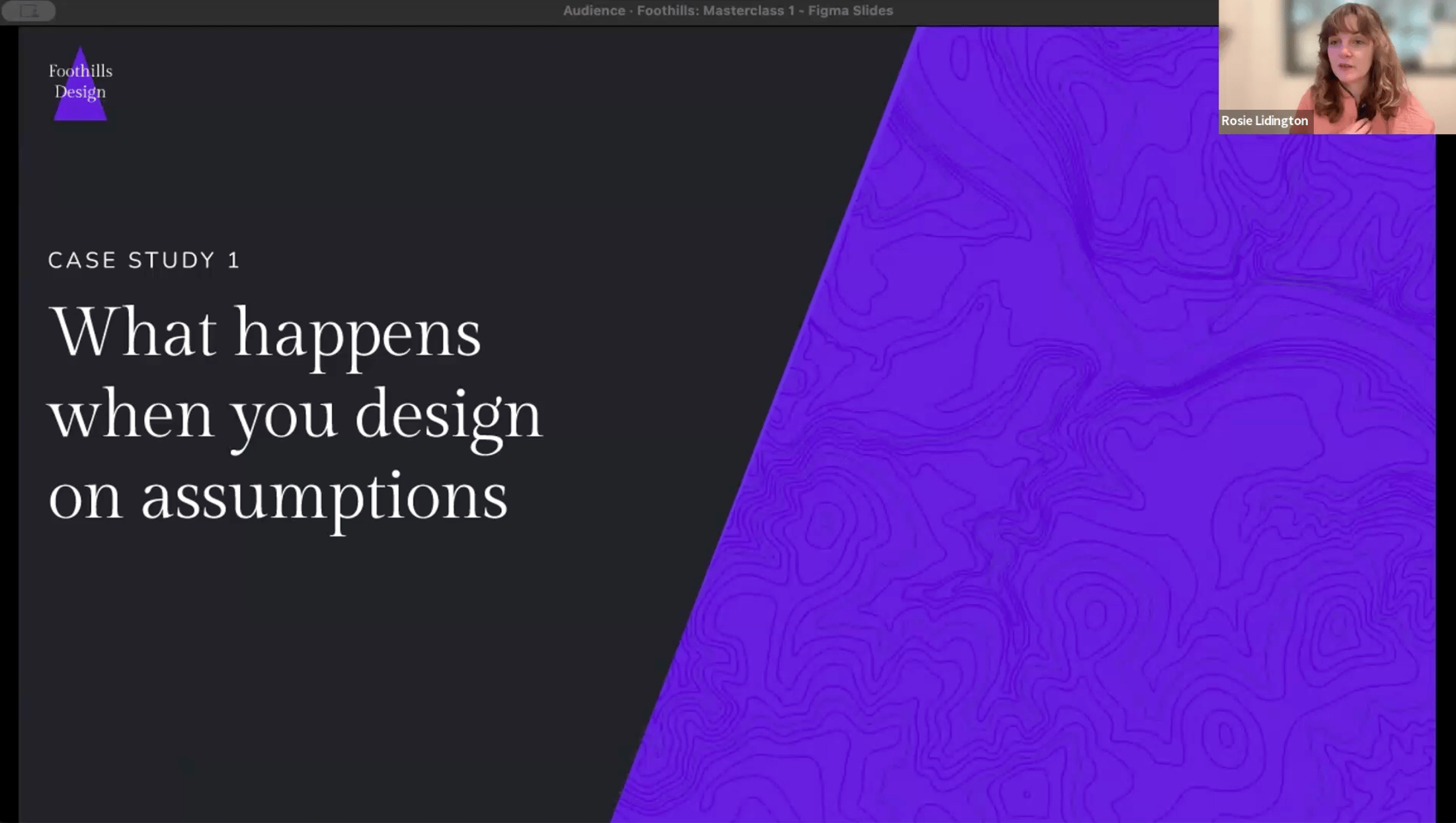 Go Live Course What Happens When You Design On Assumptions Course Example Image